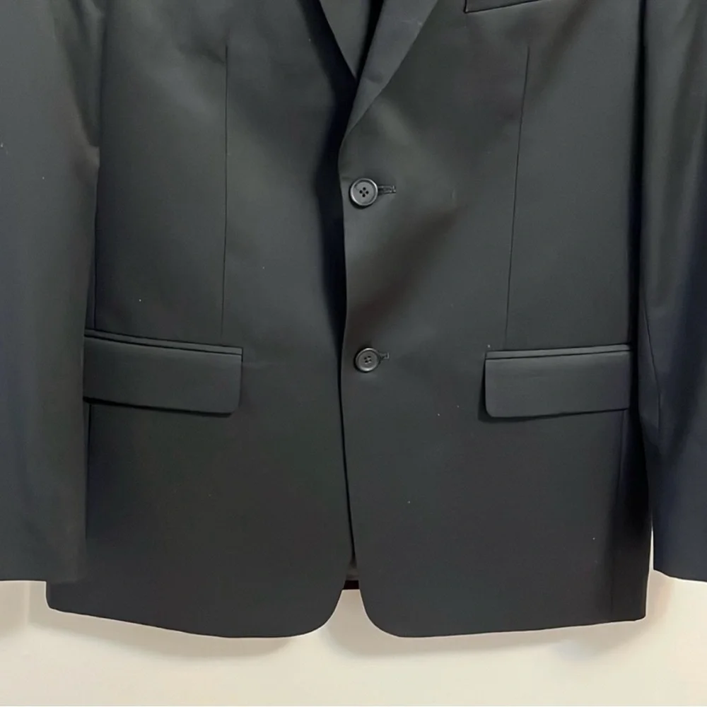 Joseph & Feiss blazer suit jacket coat boys size 20 black 2 button long sleeve - Picture 4 of 12